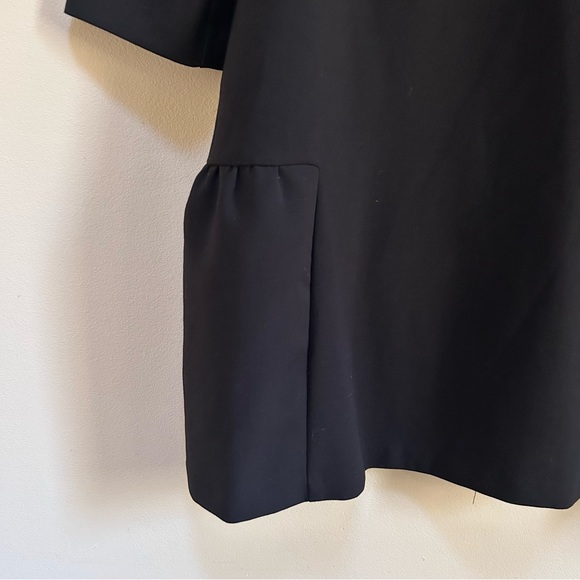 HATCH ~ The Tulip Black Maternity Ruffle Mini Shift Dress in size 0 (XS~S) - Picture 5 of 15